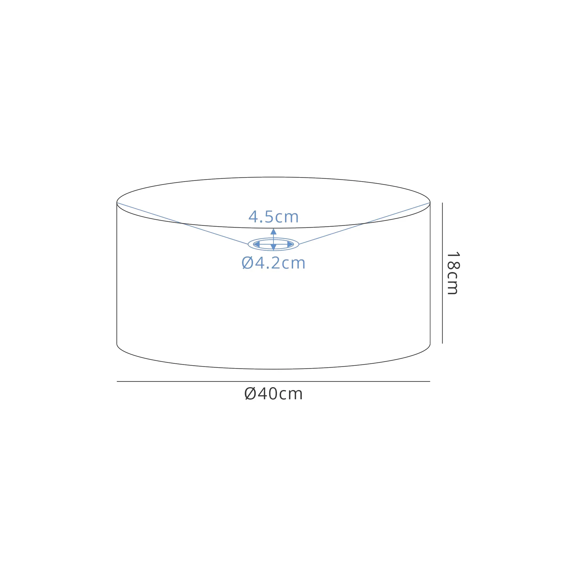 Baymont 40cm Semi Flush 3 Light Polished Chrome, Grey, Frosted Diffuser DK0326  Deco Baymont CH GR